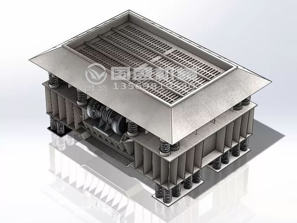 雙質體振動落砂機